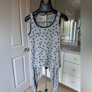 Lucky Brand Starry Gray Pajama Set US Small